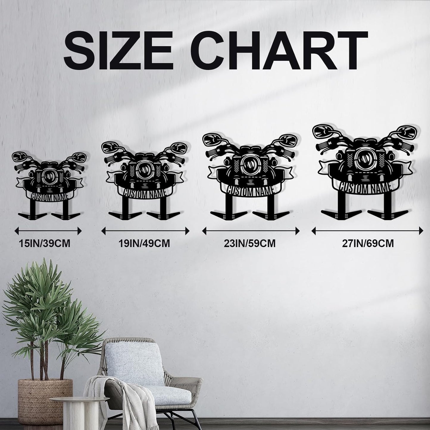Motorcycle Helmet & Jacket Iron Wall Hanger , Personalized Garage Decor