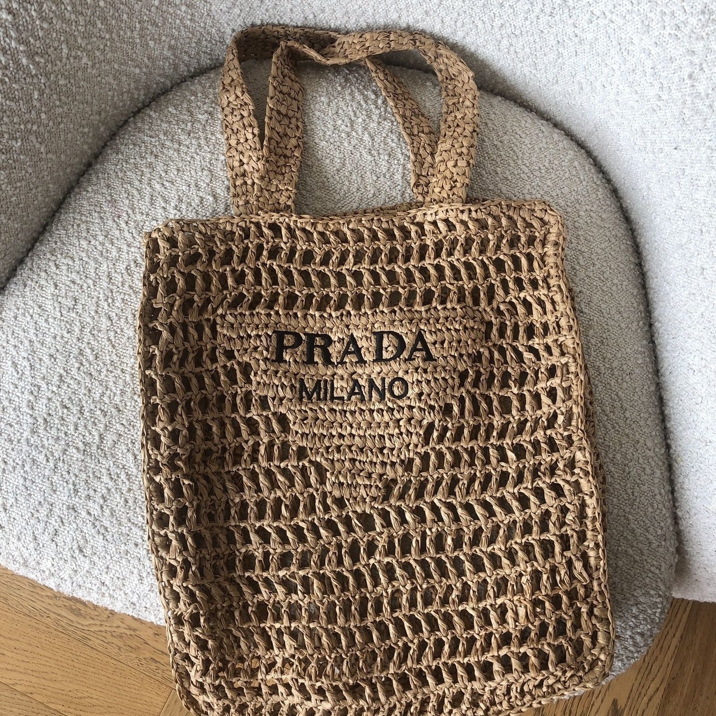 Fashion All-match Holiday Style Hollow Straw Wided Bag 1024031402