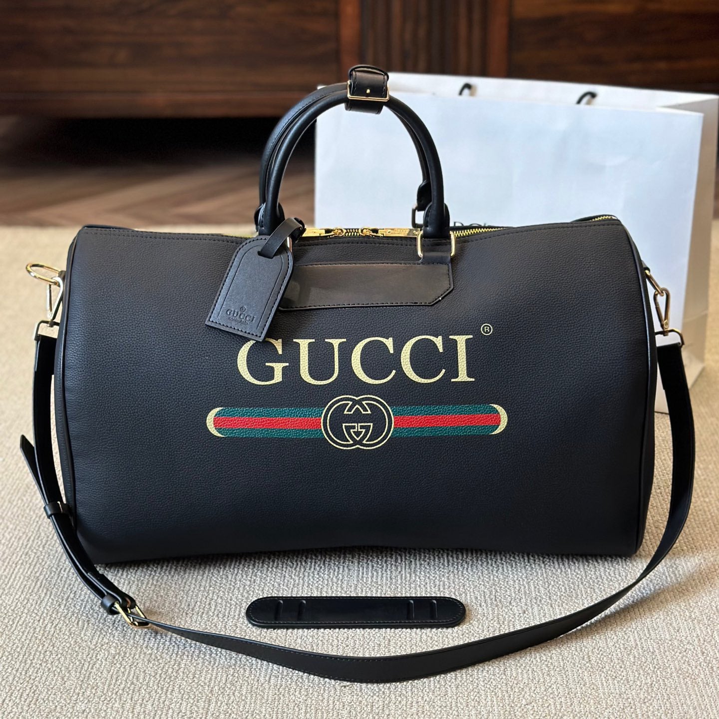 G Classic Black Travel Bag 1824061107