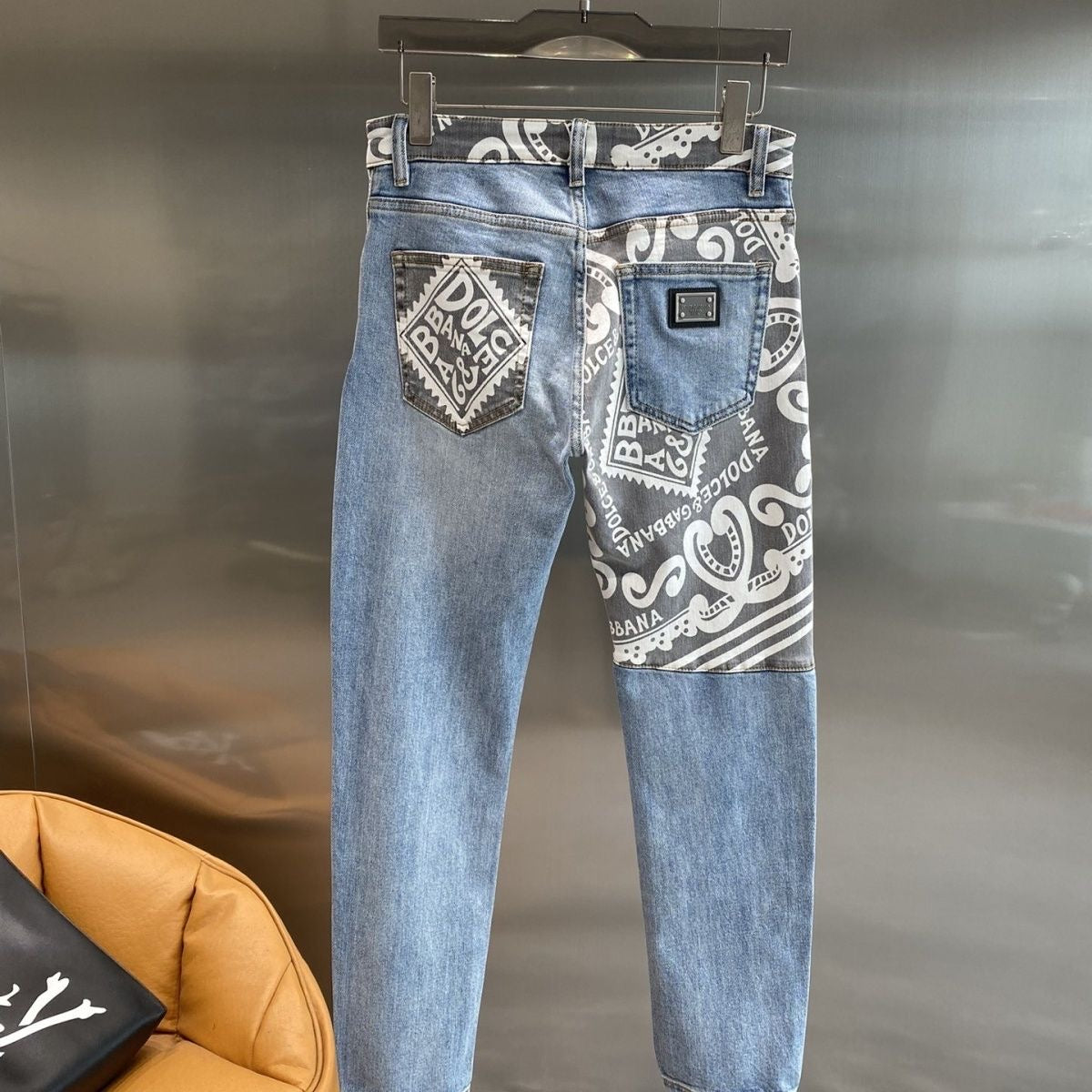 D&G HNA series exclusive pattern printed jeans 1824110701