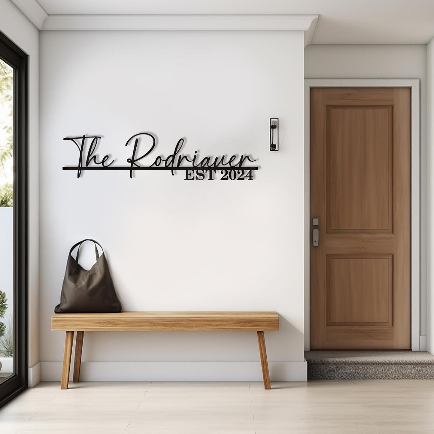 Custom Wedding Metal Sign of Name And Special Date Mothers Day Gifts