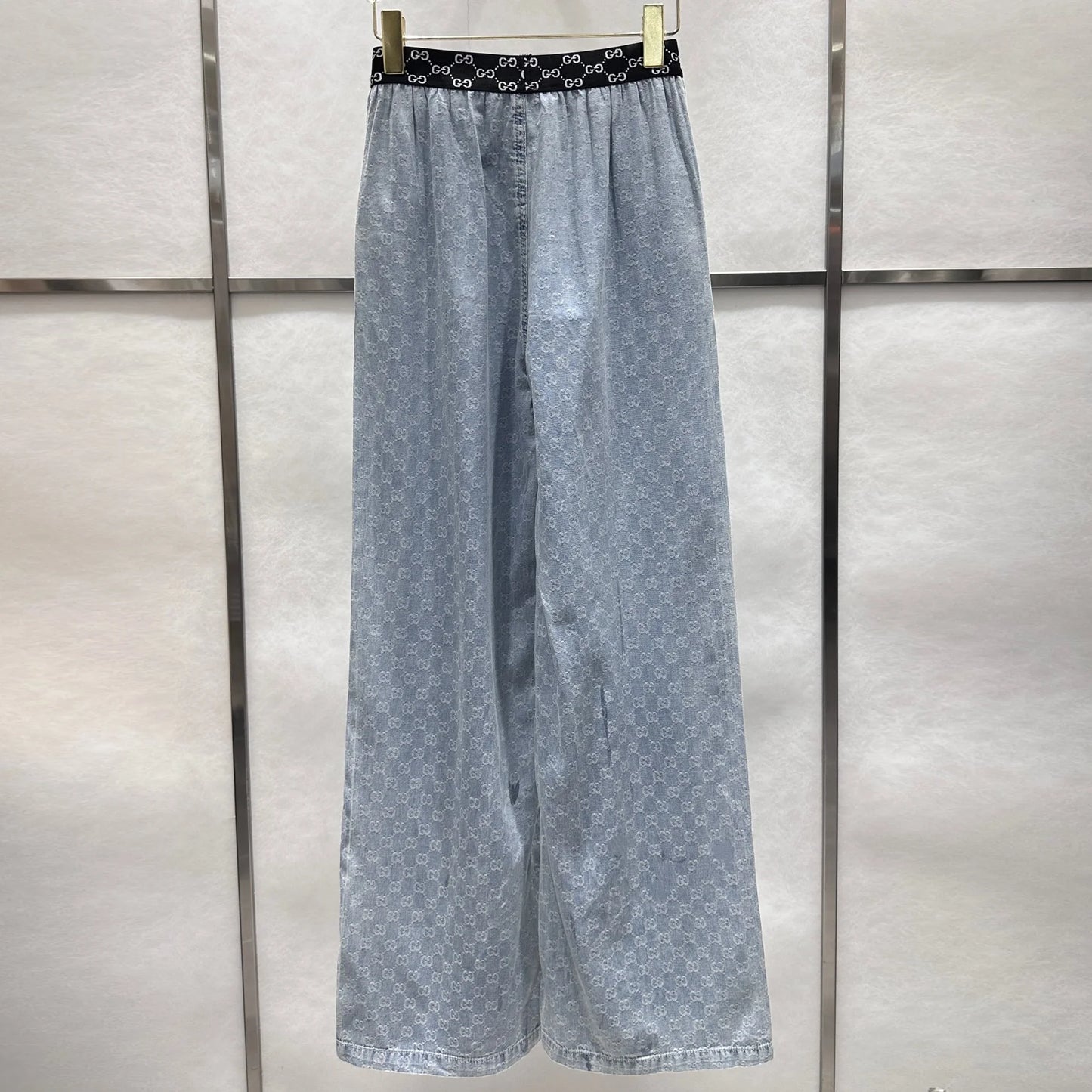GG New Versatile Printed Casual Jeans for Women 1025042101