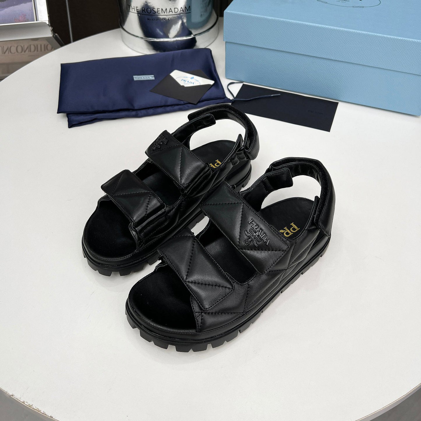 Spring And Summer New Women's Shoes Leather Soft Bottom Muffin Sandals Velcro 1024030828