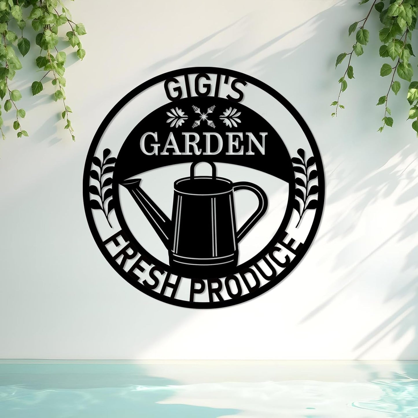 Personalized Garden Signs, Custom Name Garden Signs, Metal Garden Signs for Outside, Yard Signs Customized