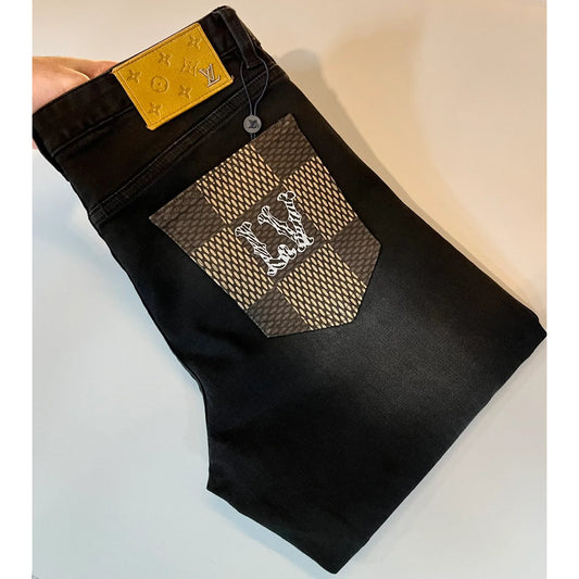 Men's versatile autumn and winter slim fit jeans 1024111409