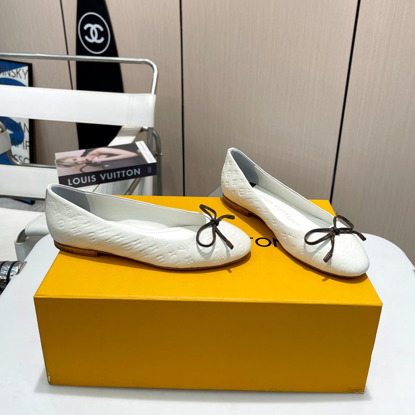 New style bow ballet flat shoes presbyopia shoes 1824040702