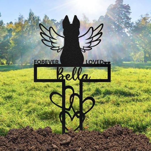 Custom Cat Memorial Grave Marker Garden Stake Personalized Pet Remembrance Gift