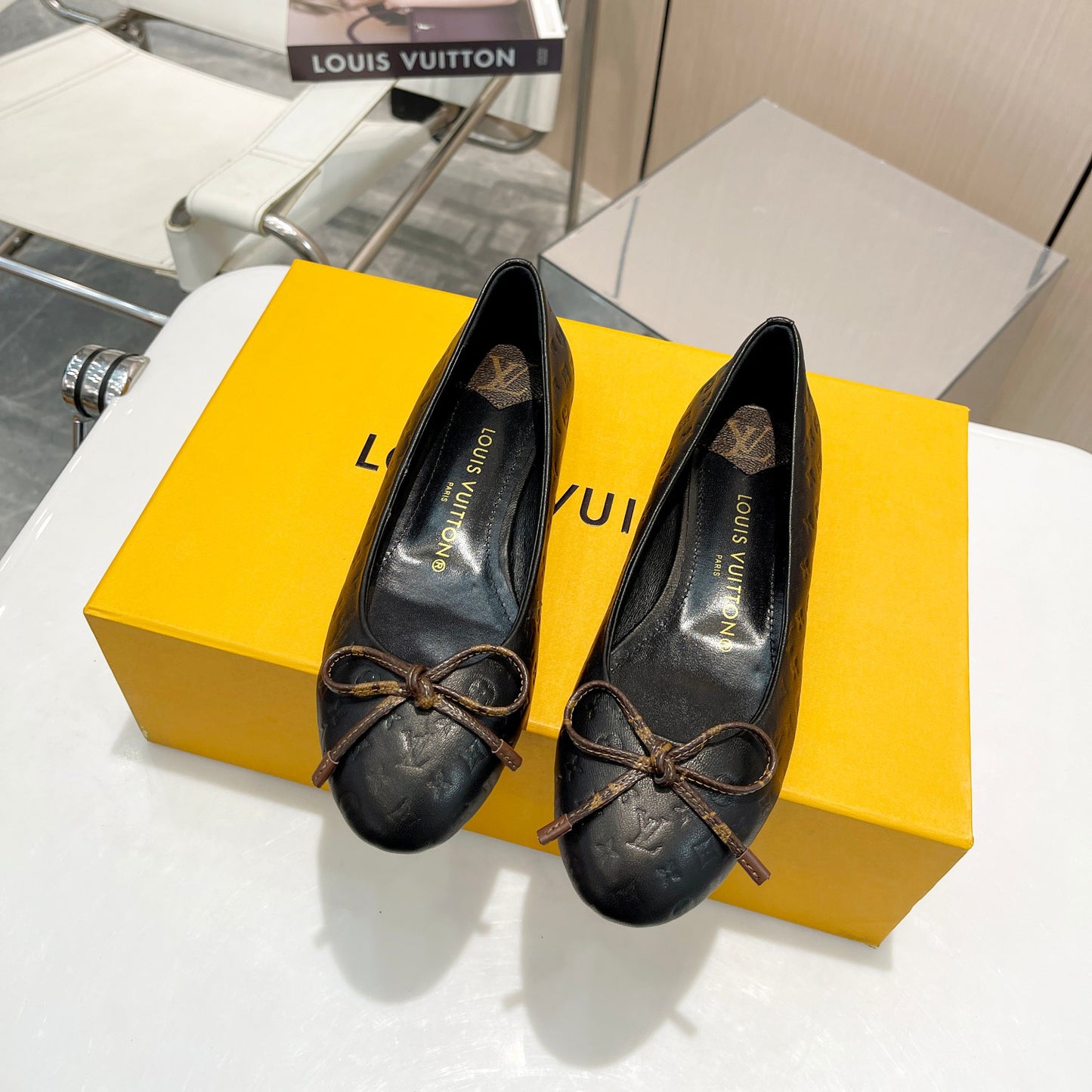 New style bow ballet flat shoes presbyopia shoes 1824040702