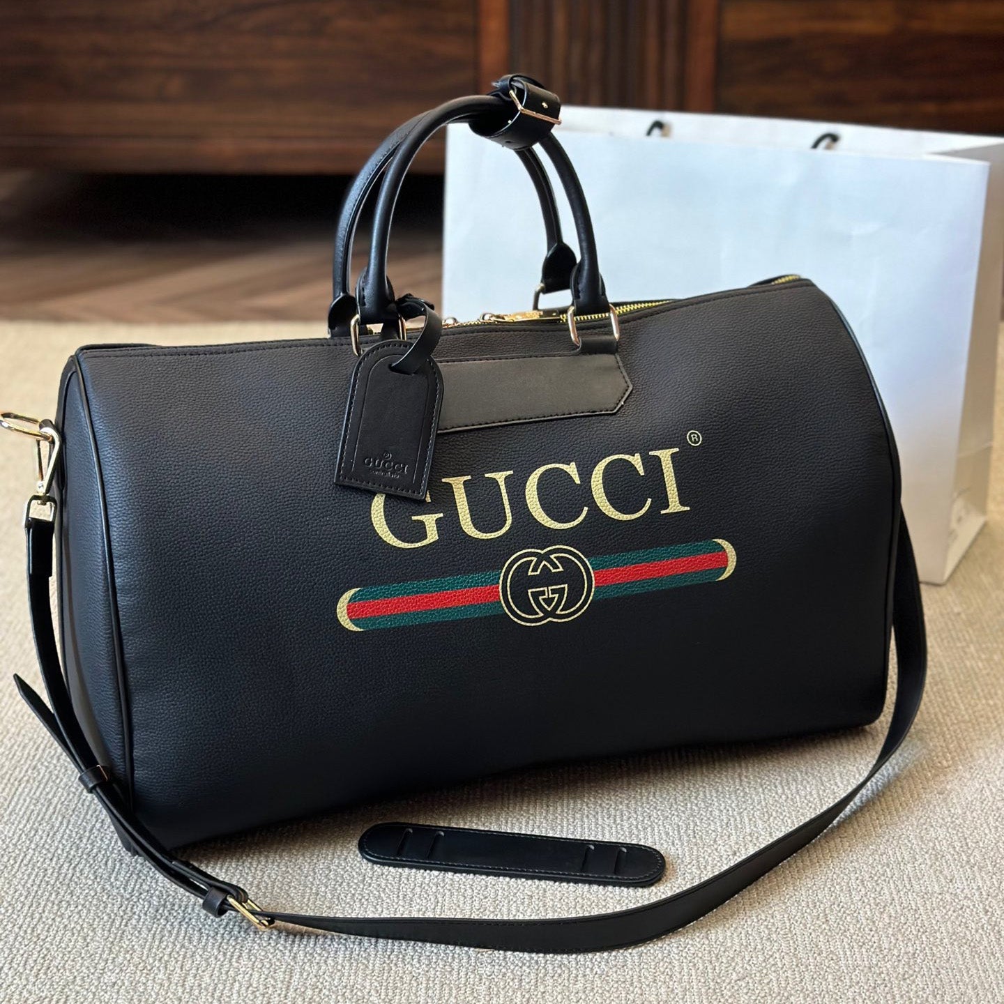 G Classic Black Travel Bag 1824061107