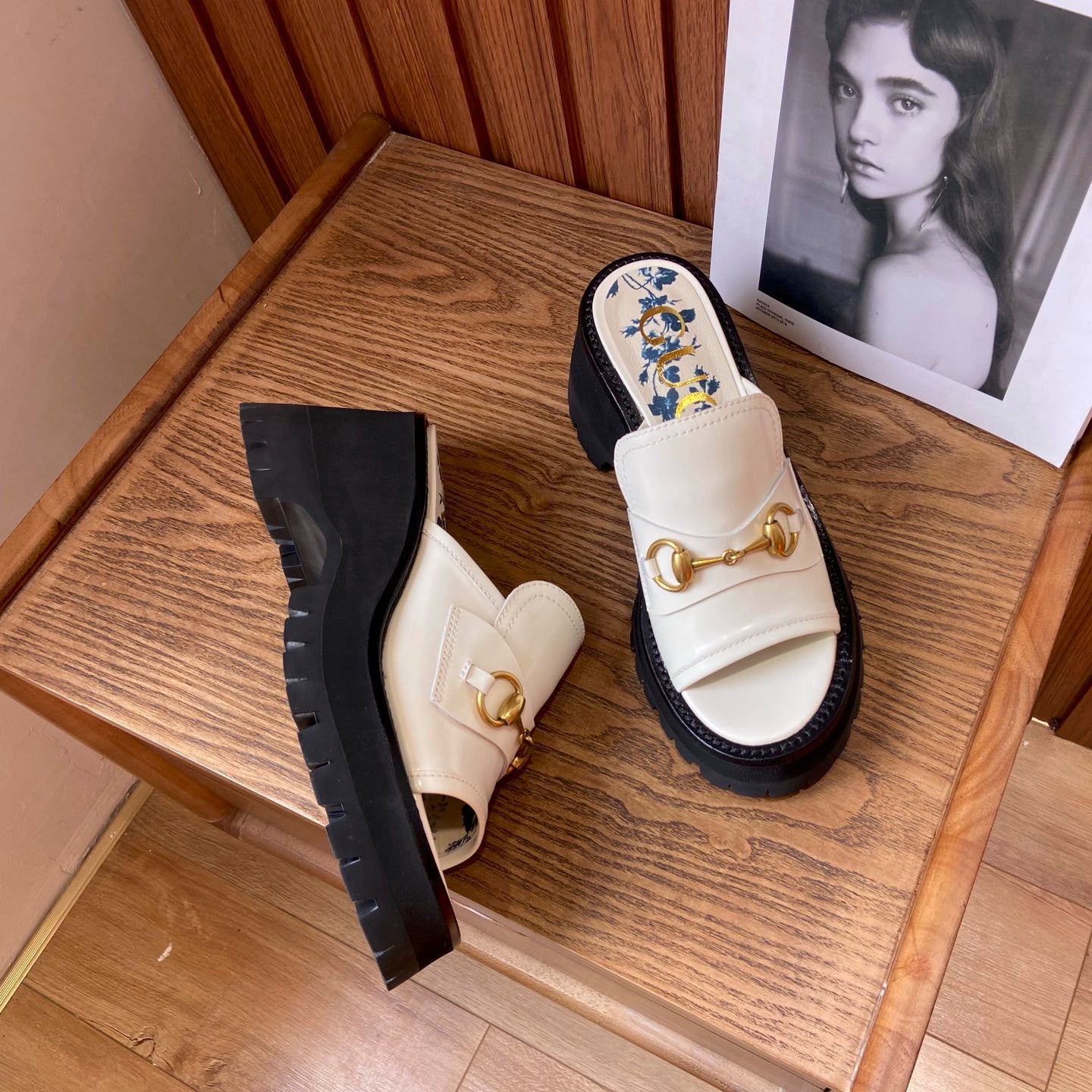 G Horsebit platform slippers 1824061307