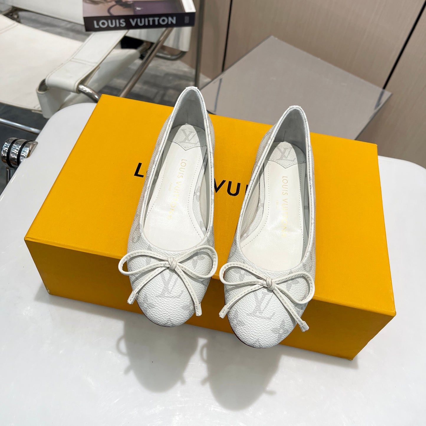 New style bow ballet flat shoes presbyopia shoes 1824040702