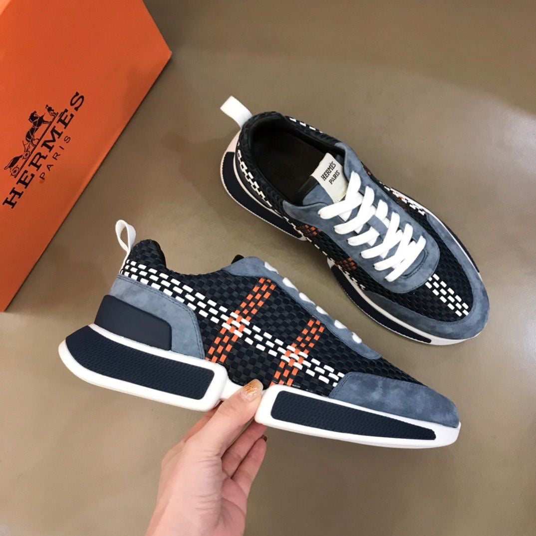 H woven leather sneakers 1824052702