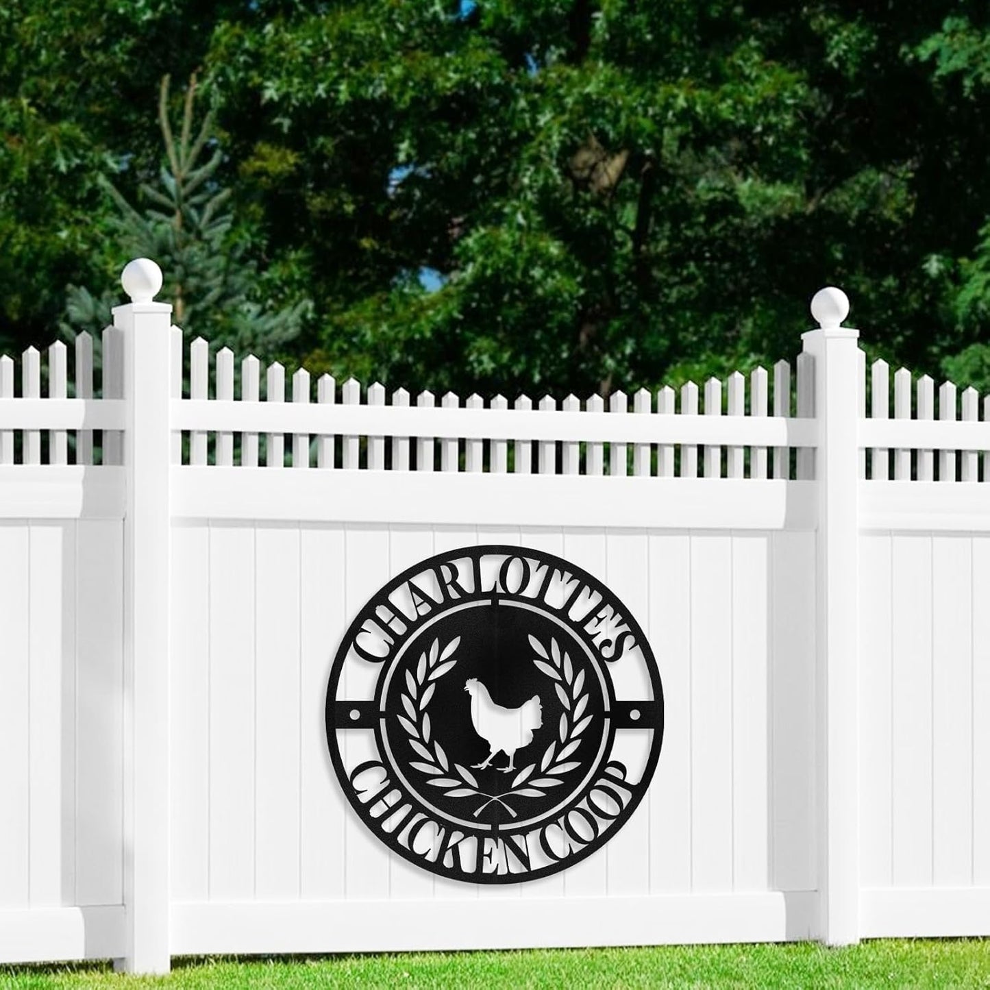 Custom Fluffy Butt Hut Chicken Sign, Personalized Coop Signs, Hen Lovers Decor