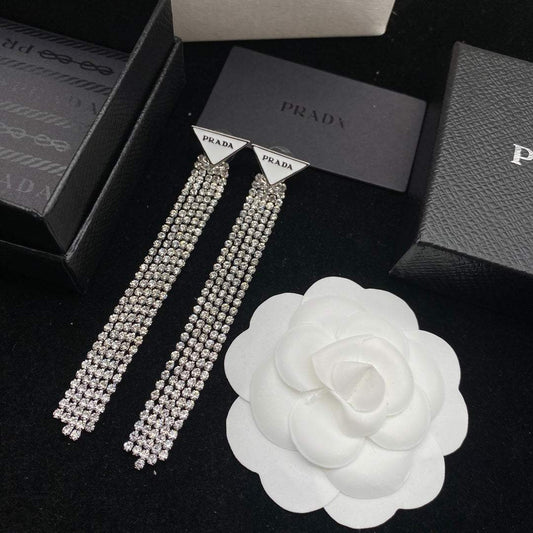 New versatile diamond tassel personalized earrings 1023122821