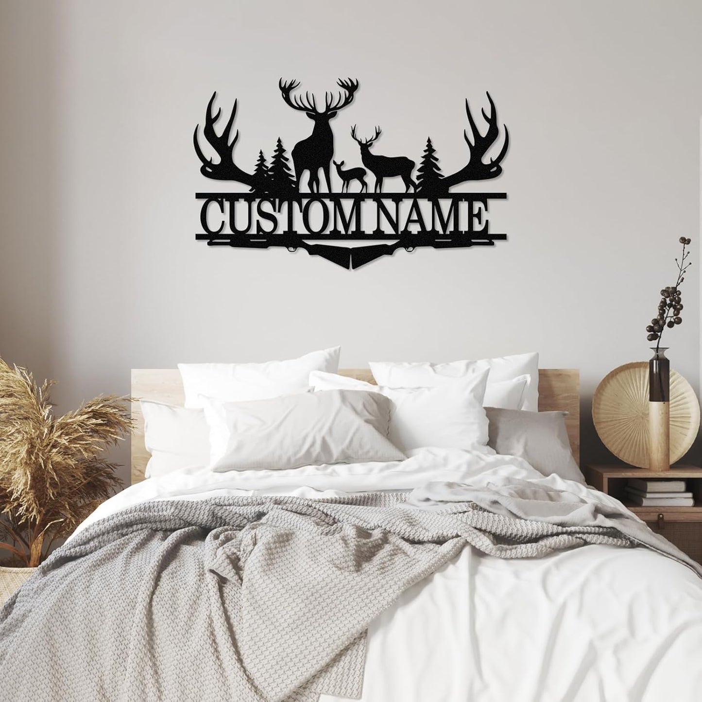 Custom Deer Iron Sign - Rustic Metal Wall Decor for Nature Lovers