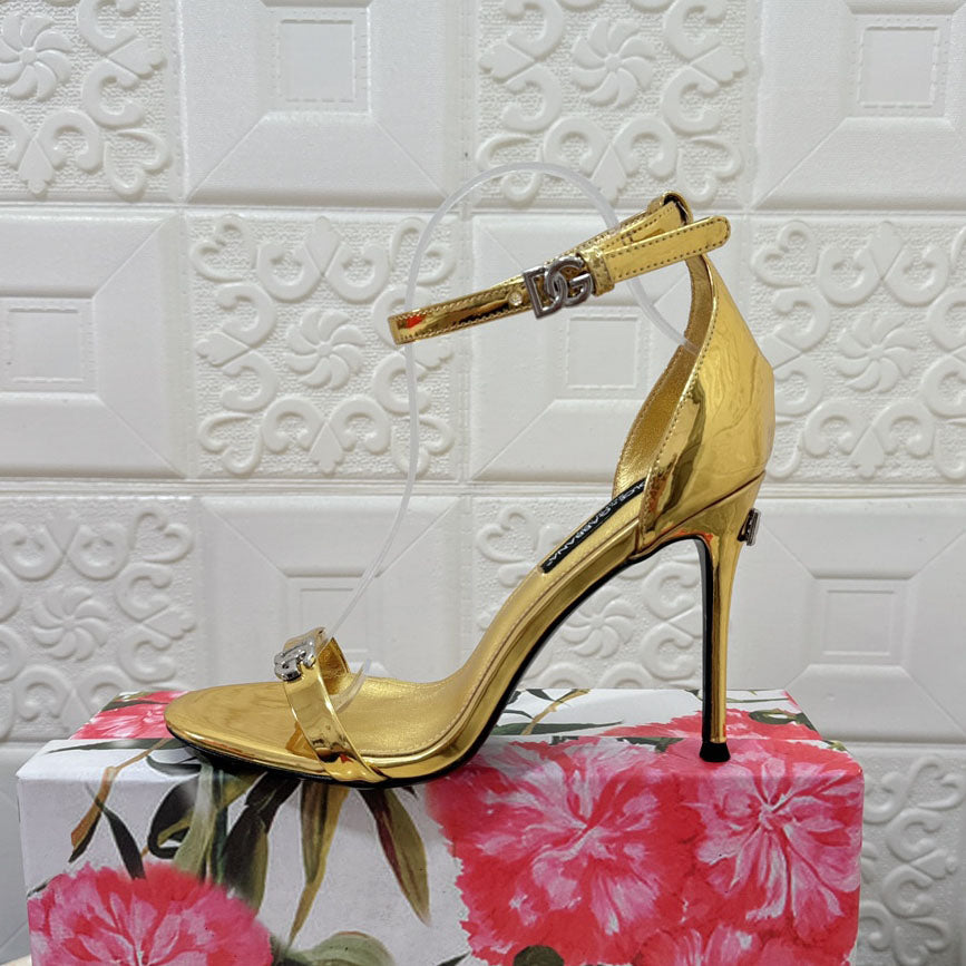 DG buckle high-heeled sandals 1824071605