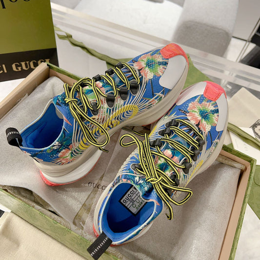 G fashion patterned rubber sole sneakers XC0723110316