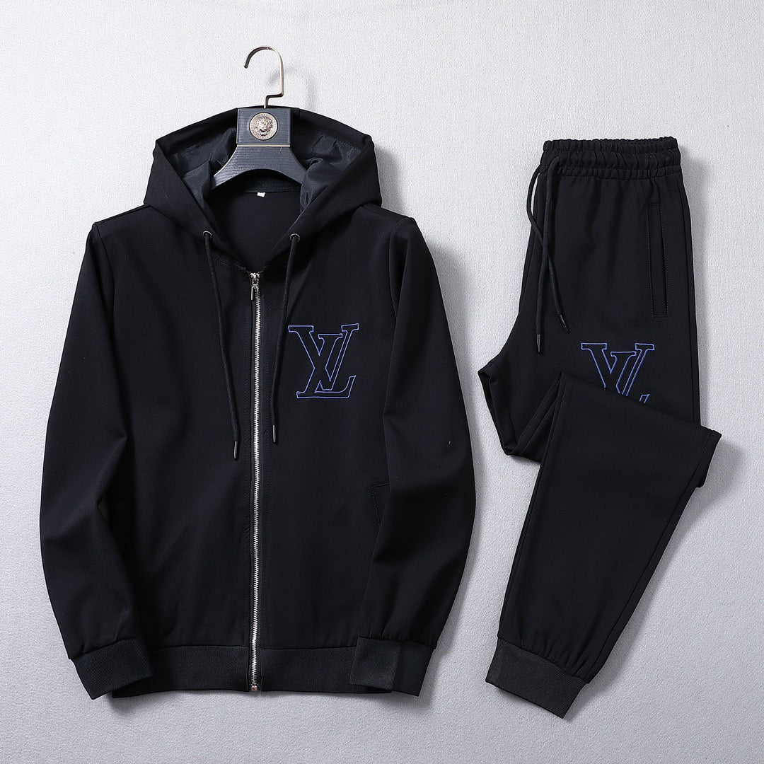 Men's printed casual sportswear two-piece set WB12061904
