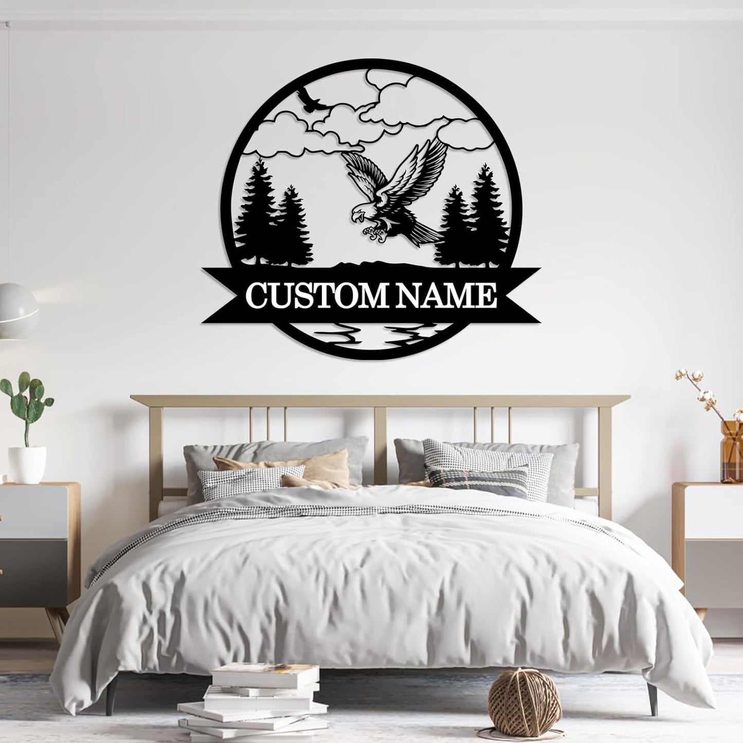 Custom Dragon Metal Sign Personalized Name Wall Art for Indoor Outdoor Decor Fantasy Gift