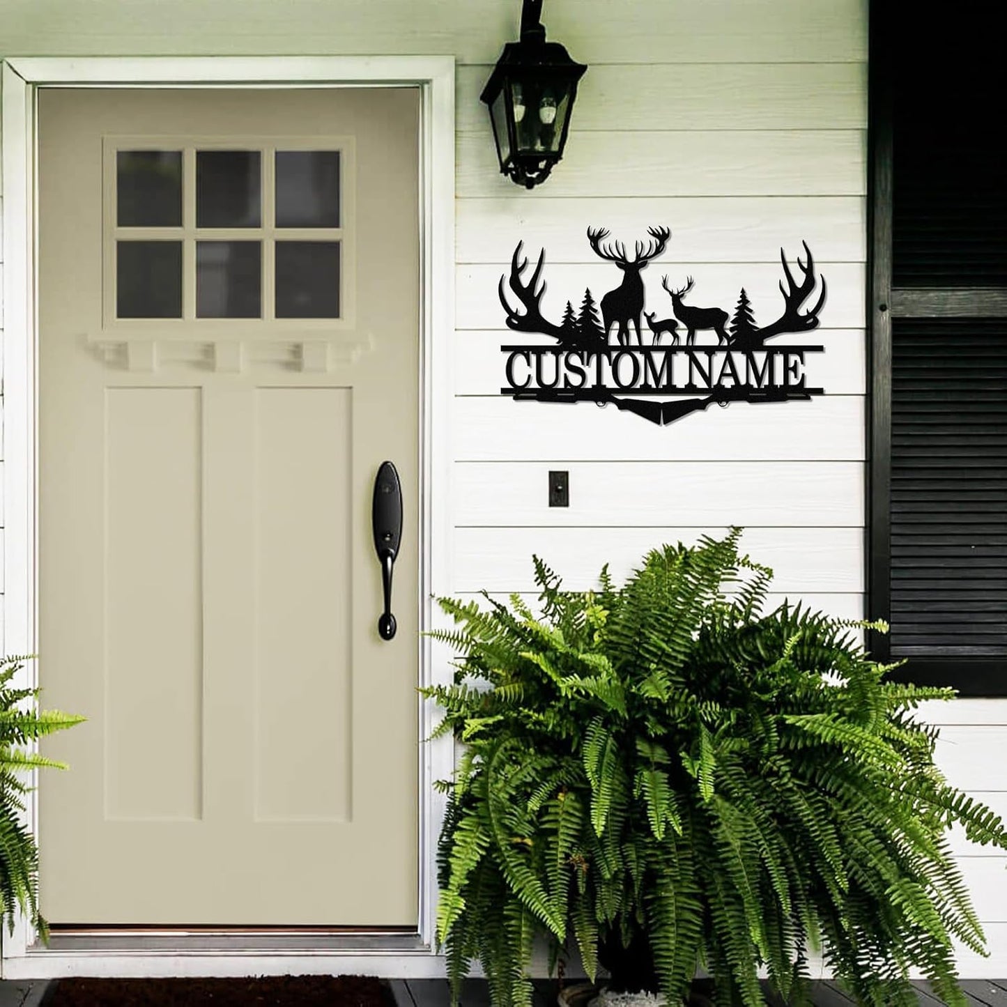 Custom Deer Iron Sign - Rustic Metal Wall Decor for Nature Lovers
