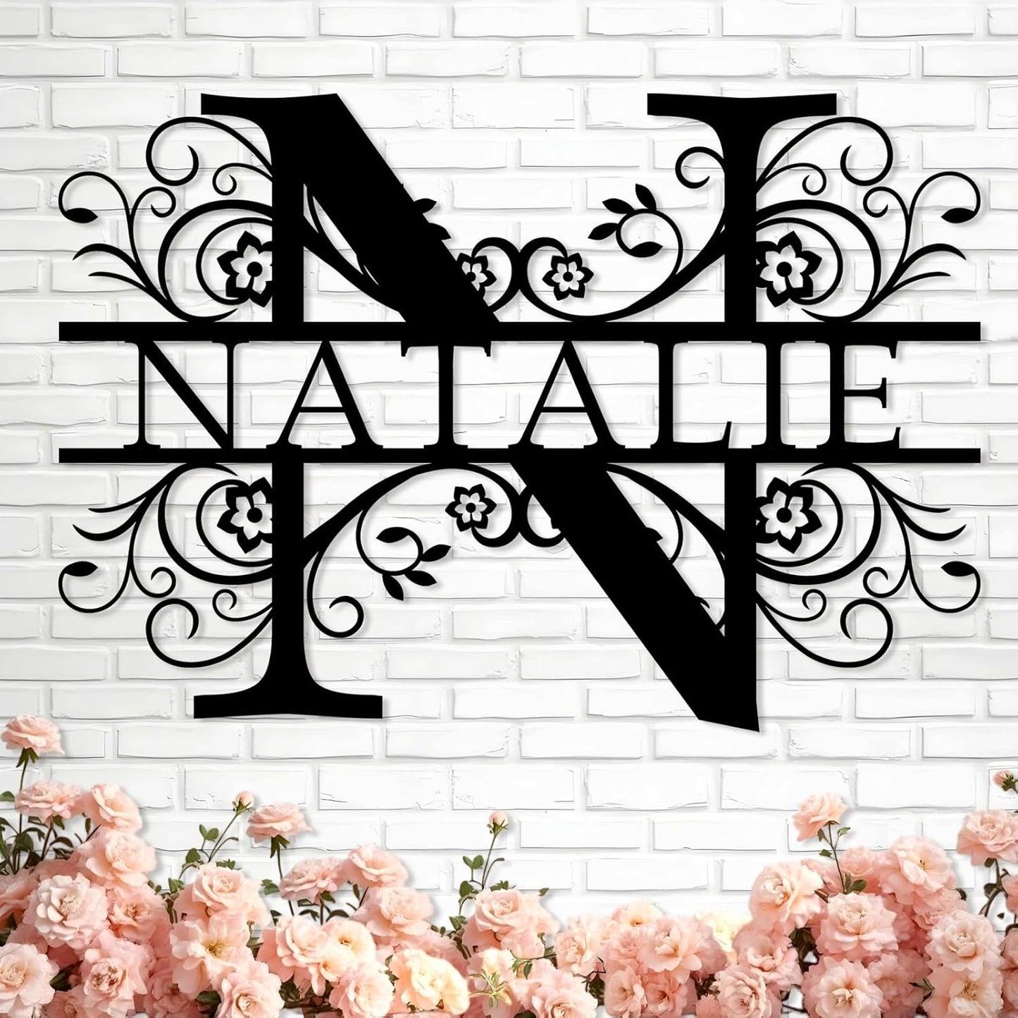Custom Family Name Sign - Rustic Metal  Wall Art for Cozy Homes