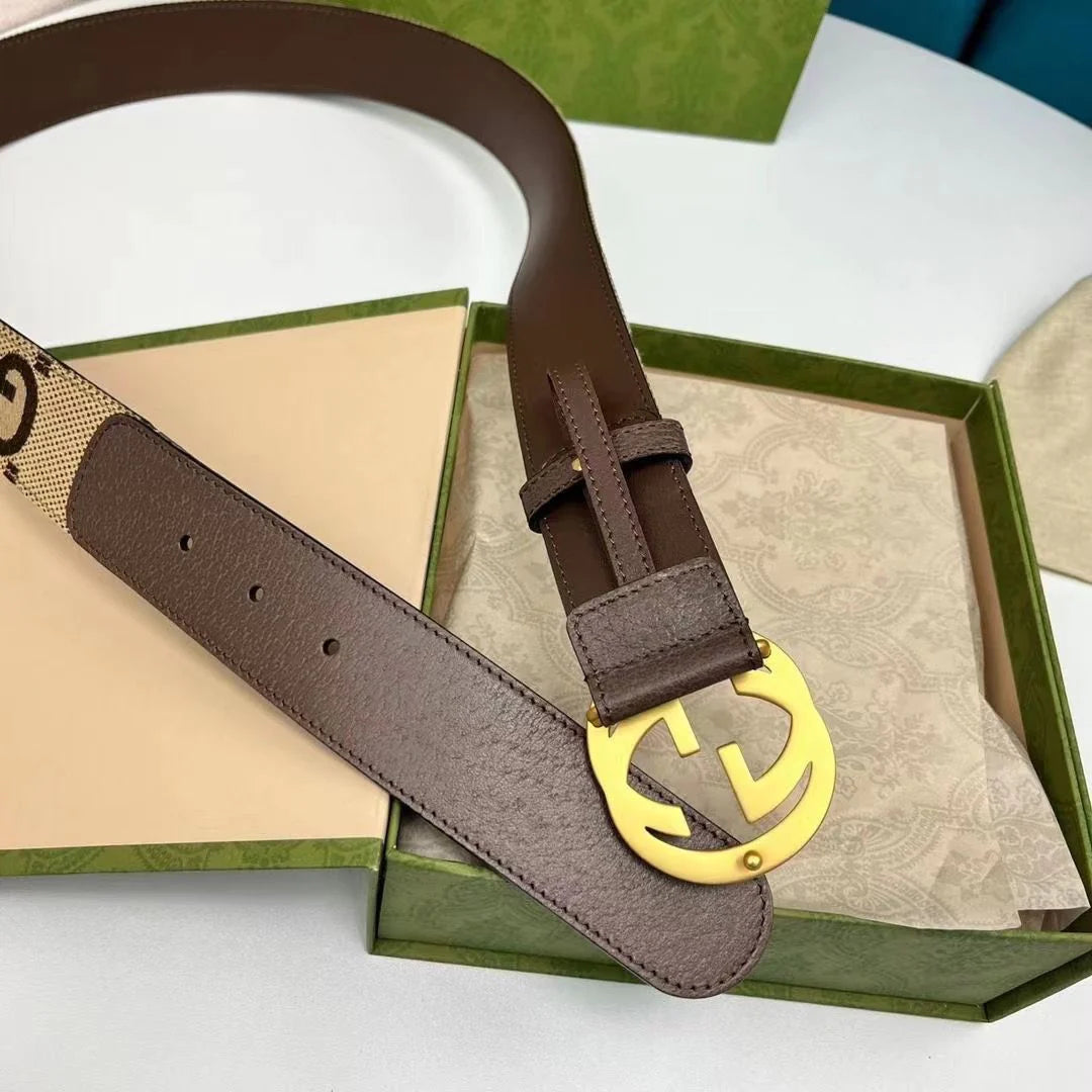 New Men's And Women's Leather Belt Casual All-match Belt 1024030604