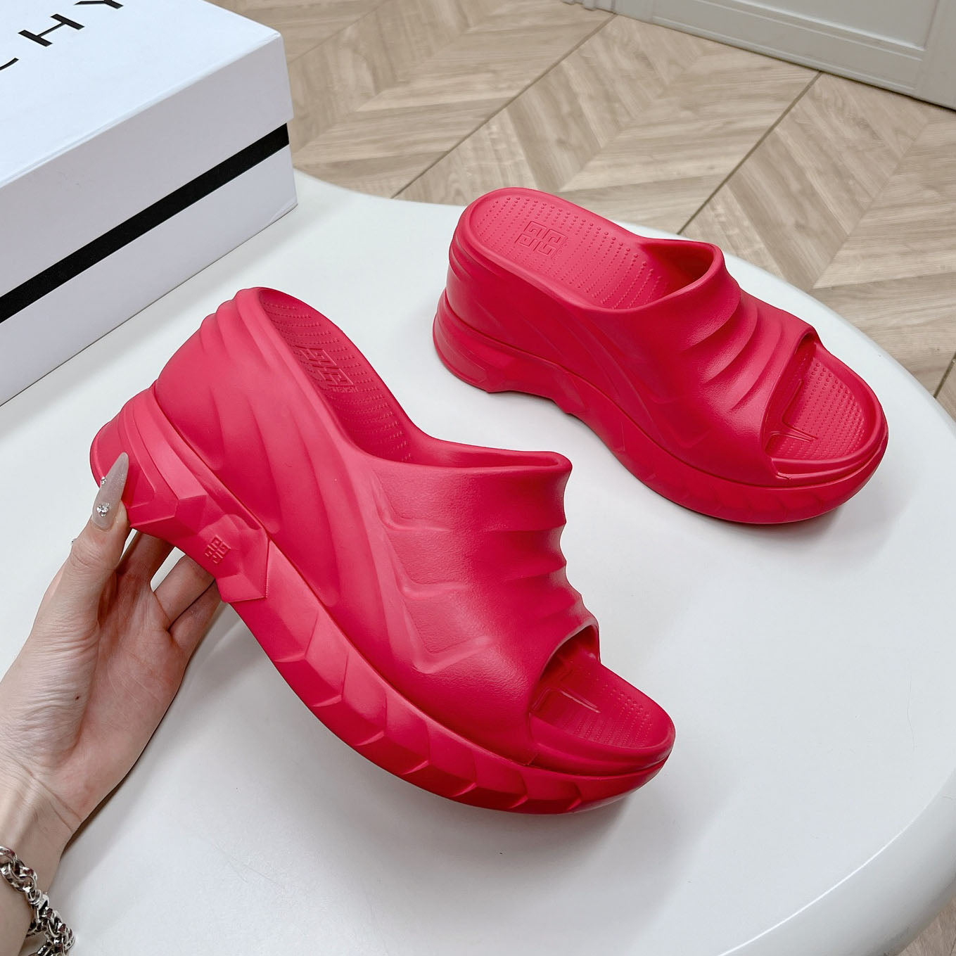 GIV Marshmallow wedge sandals in rubber 1824101004