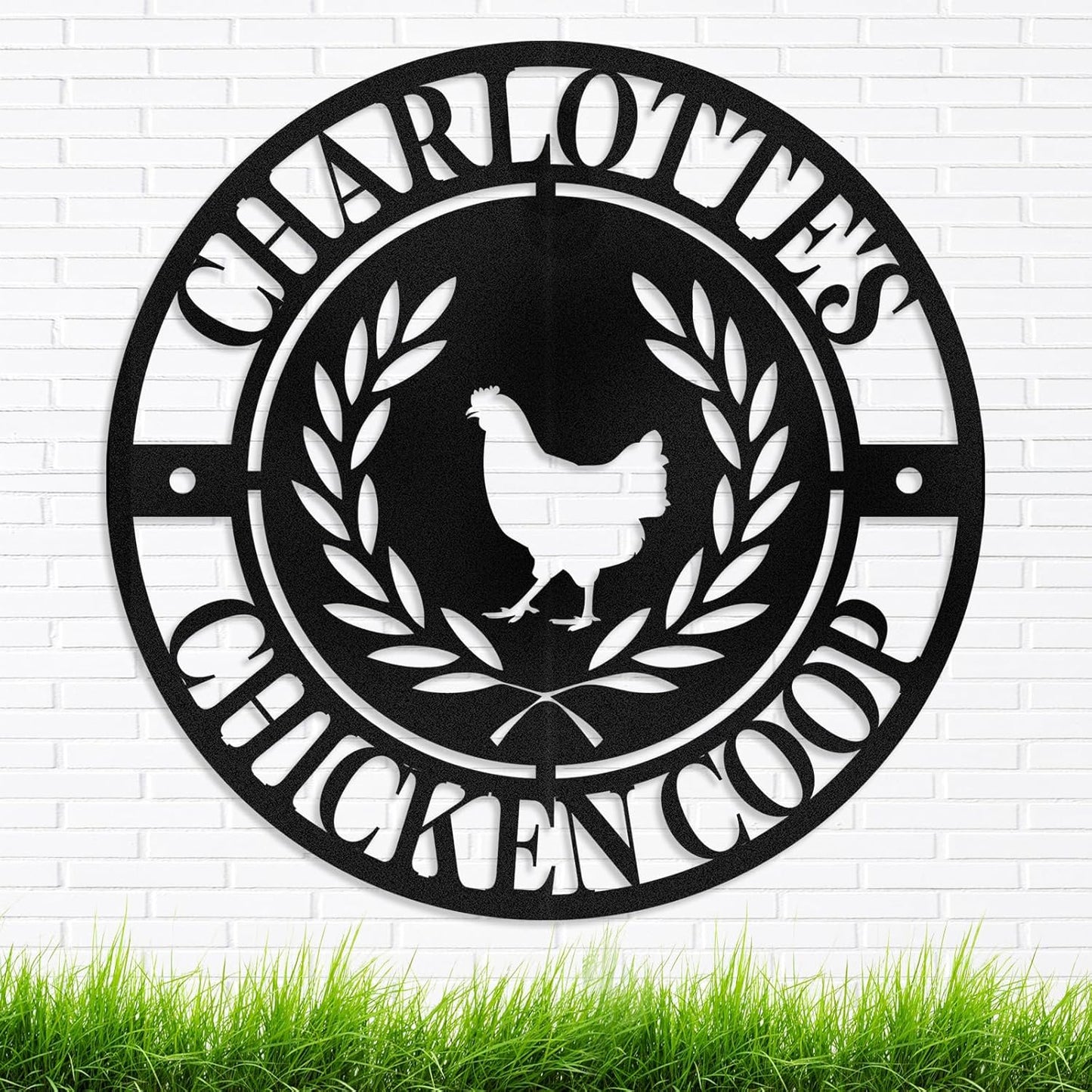 Custom Fluffy Butt Hut Chicken Sign, Personalized Coop Signs, Hen Lovers Decor