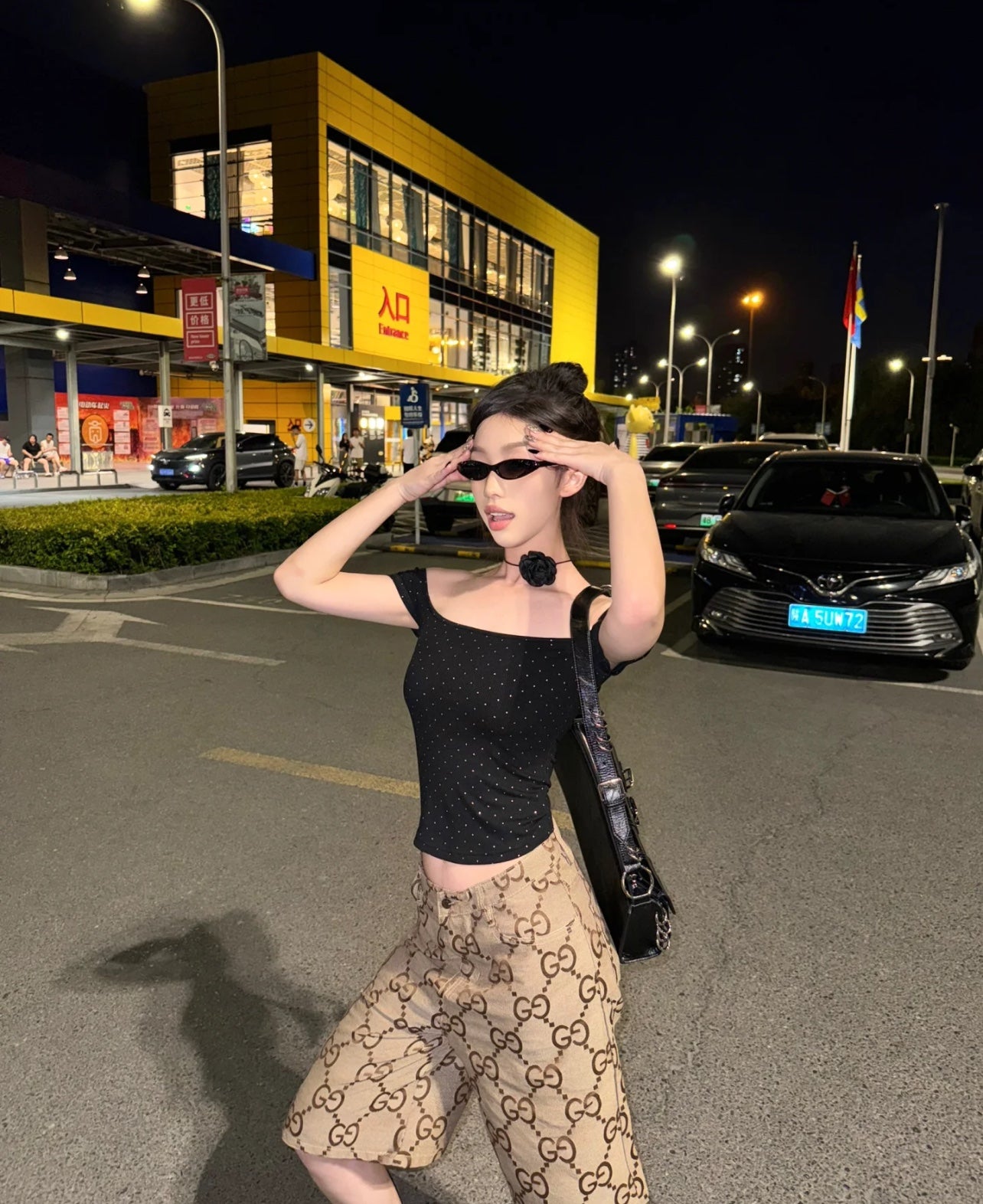 GG Casual couple shorts 1825052217