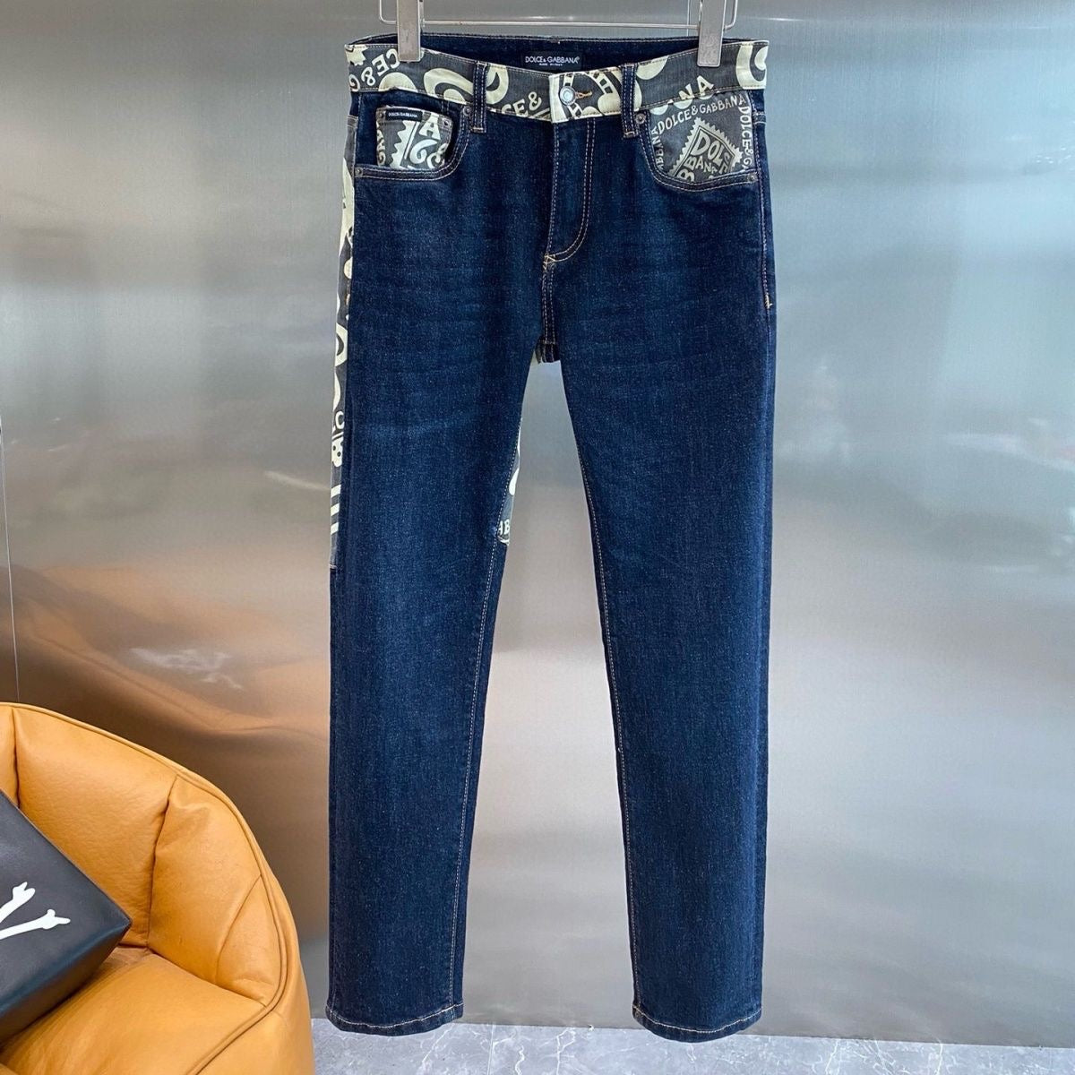D&G HNA series exclusive pattern printed jeans 1824110701