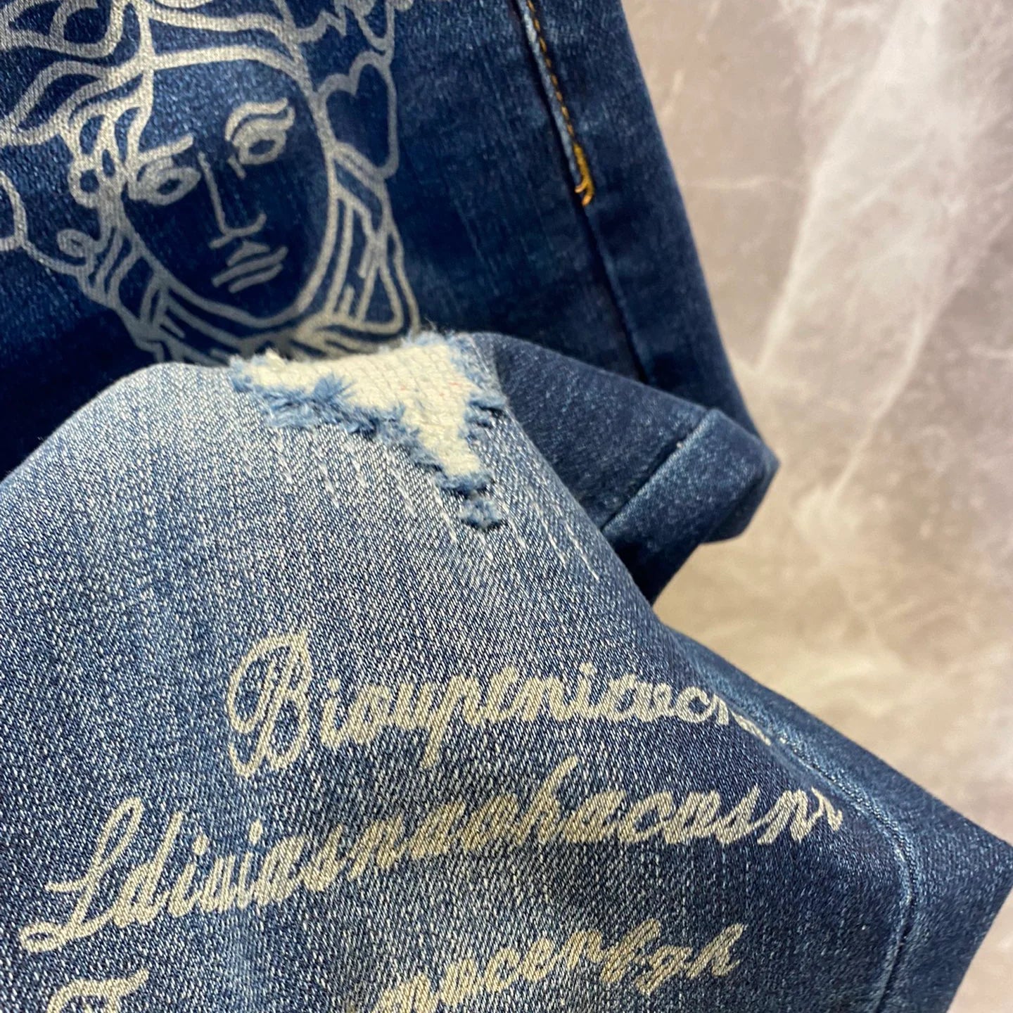 Men's new straight through casual jeans 1025011604