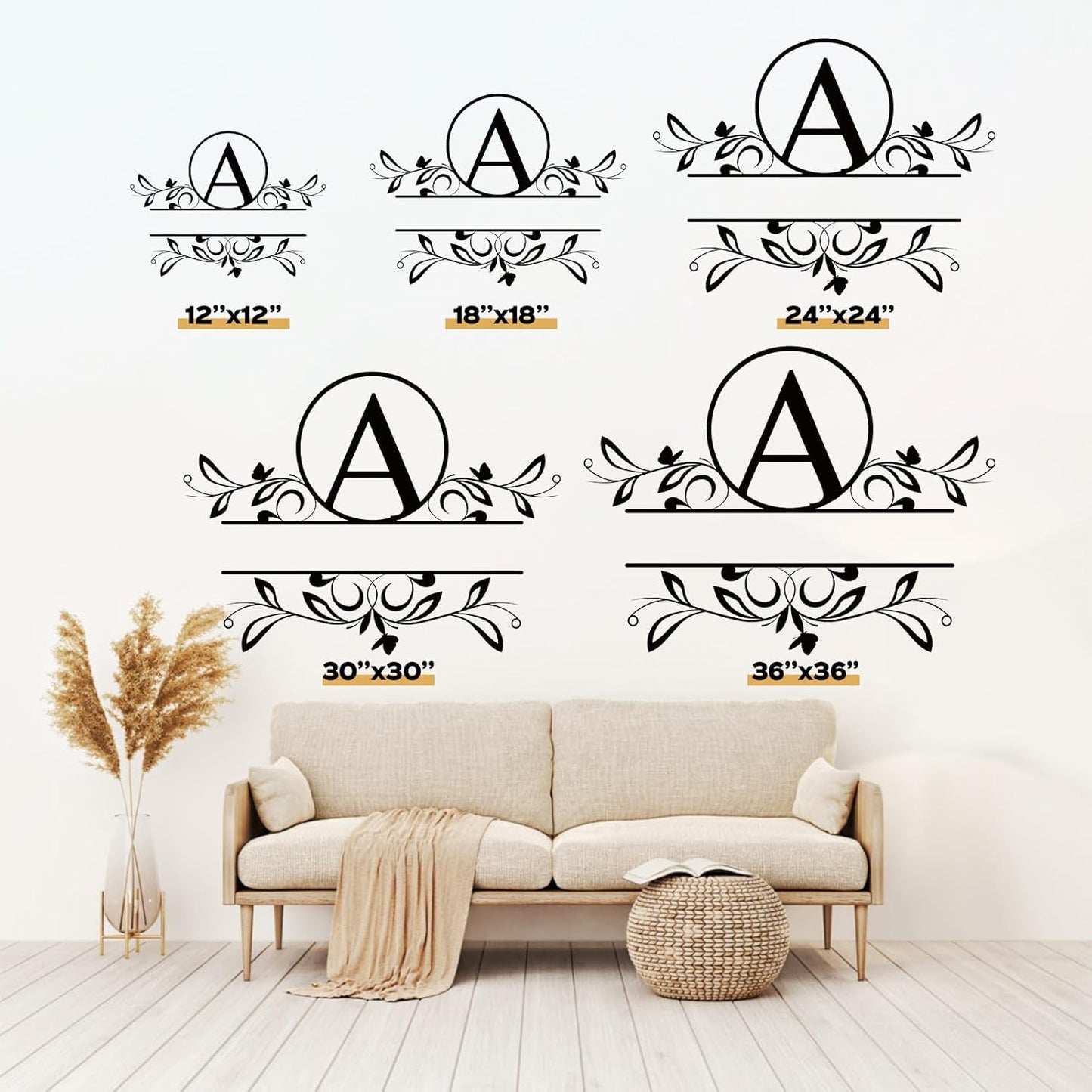 Custom Metal Name Sign - Personalized Family Name & Date for Wall Decor & Outdoor Art