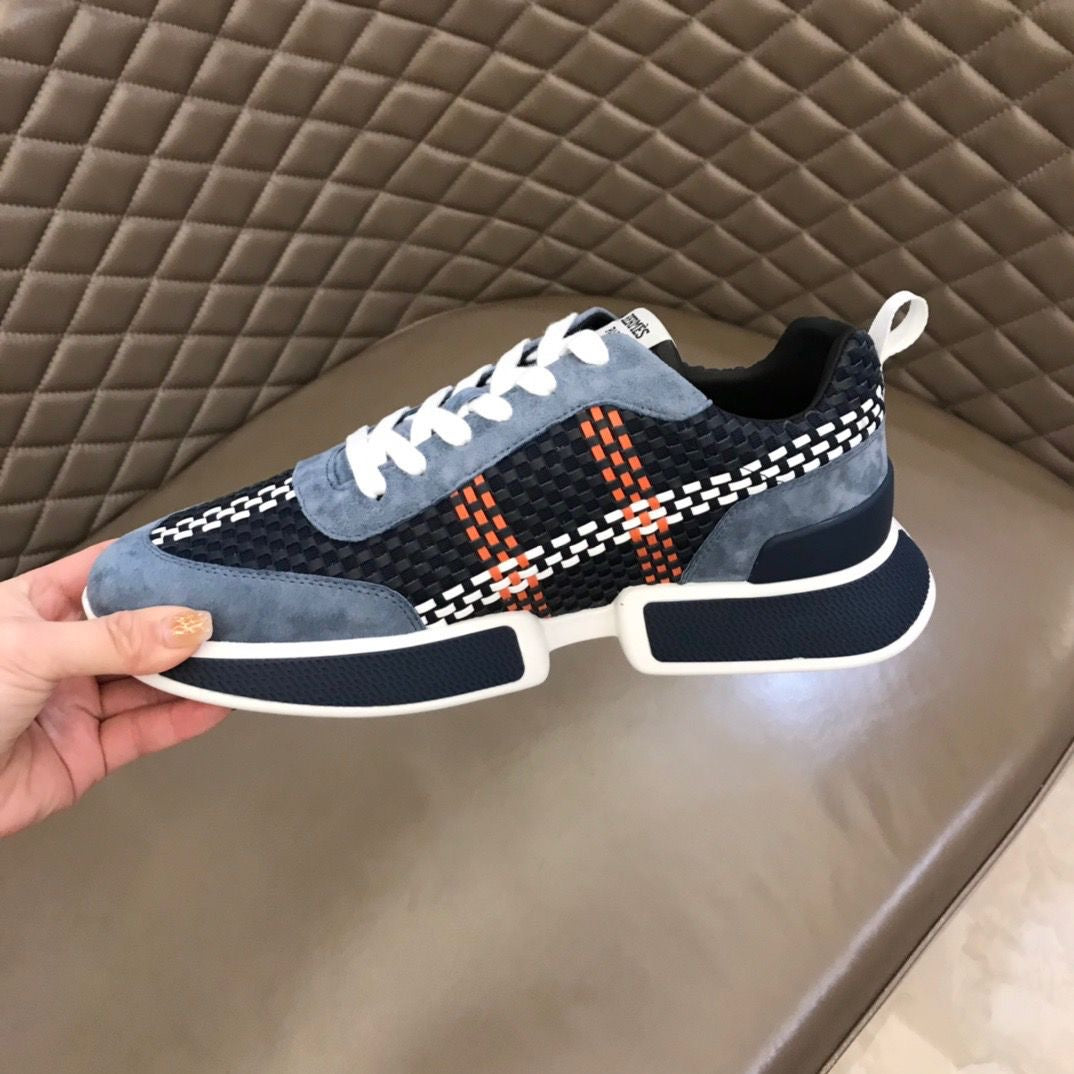 H woven leather sneakers 1824052702