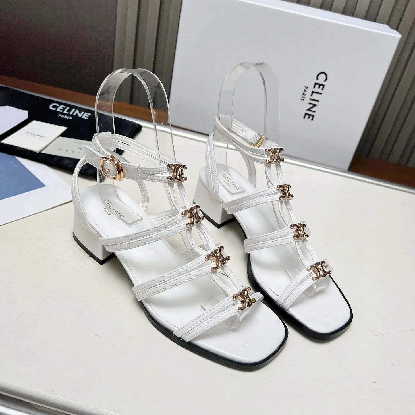 New fashion old flower thick slope heel sandals 1025051405