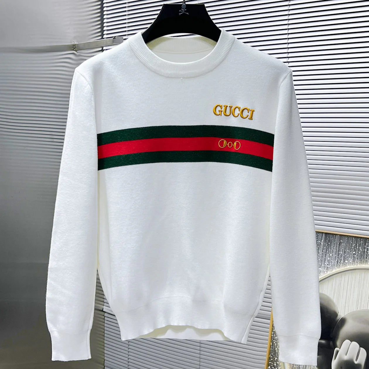 New wool blend round neck long sleeve jumper 1024122010