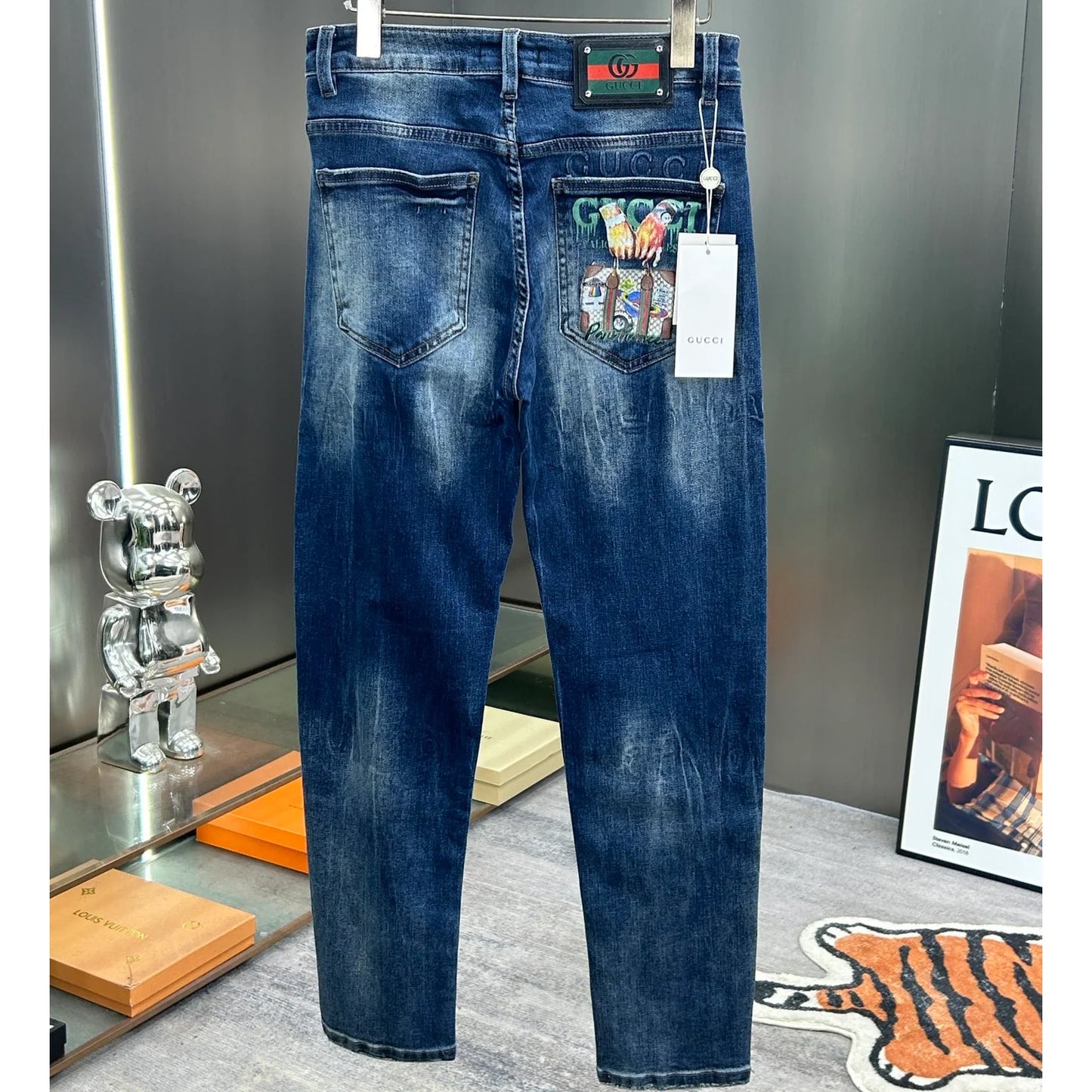 New casual men's stretch slim fit jeans 1024102213