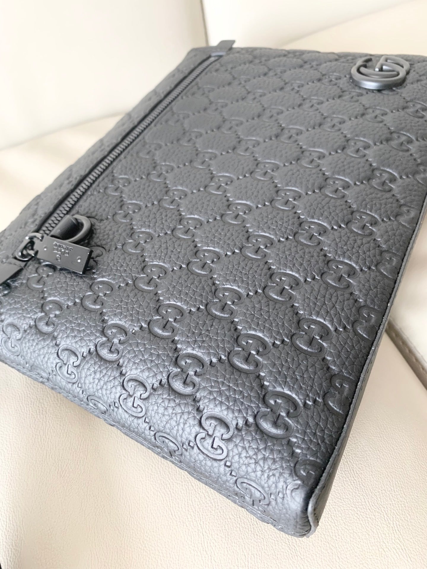 GG Leather embossing clutch bag 1825042909