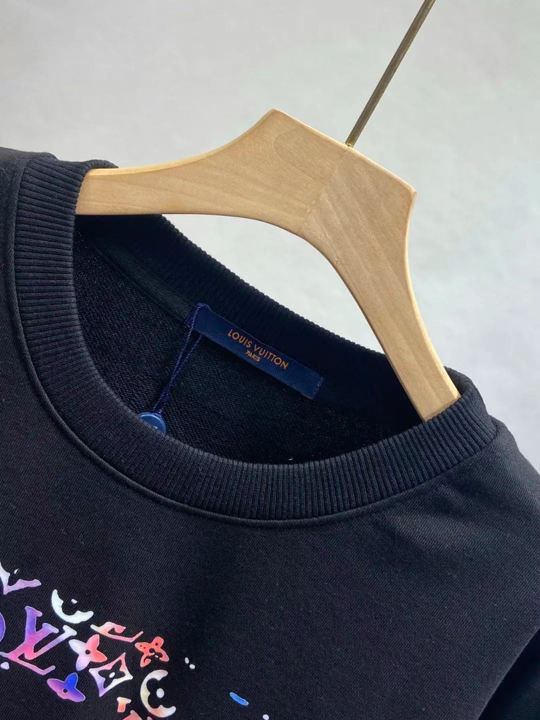 Sketch full of hollow letters long-sleeved round neck sweatshirt XC0823091815