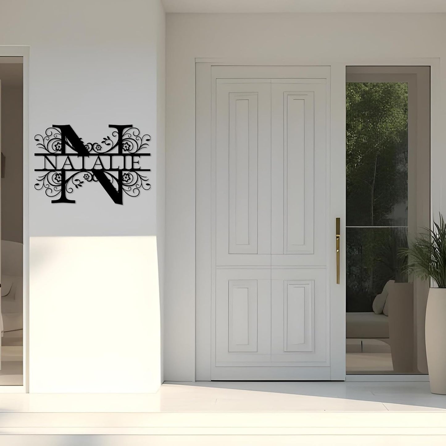 Custom Family Name Sign - Rustic Metal  Wall Art for Cozy Homes