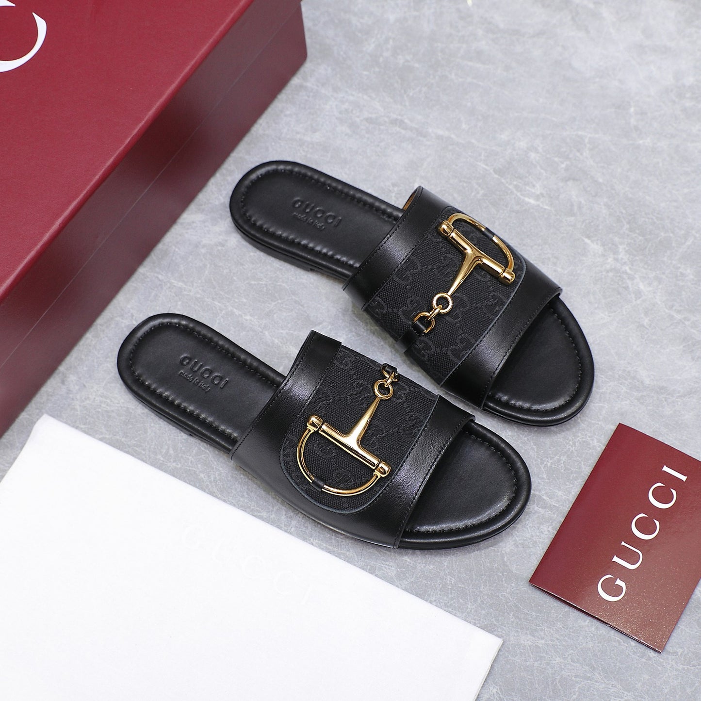 GG 25ss D-shaped chain buckle slippers 1825042512