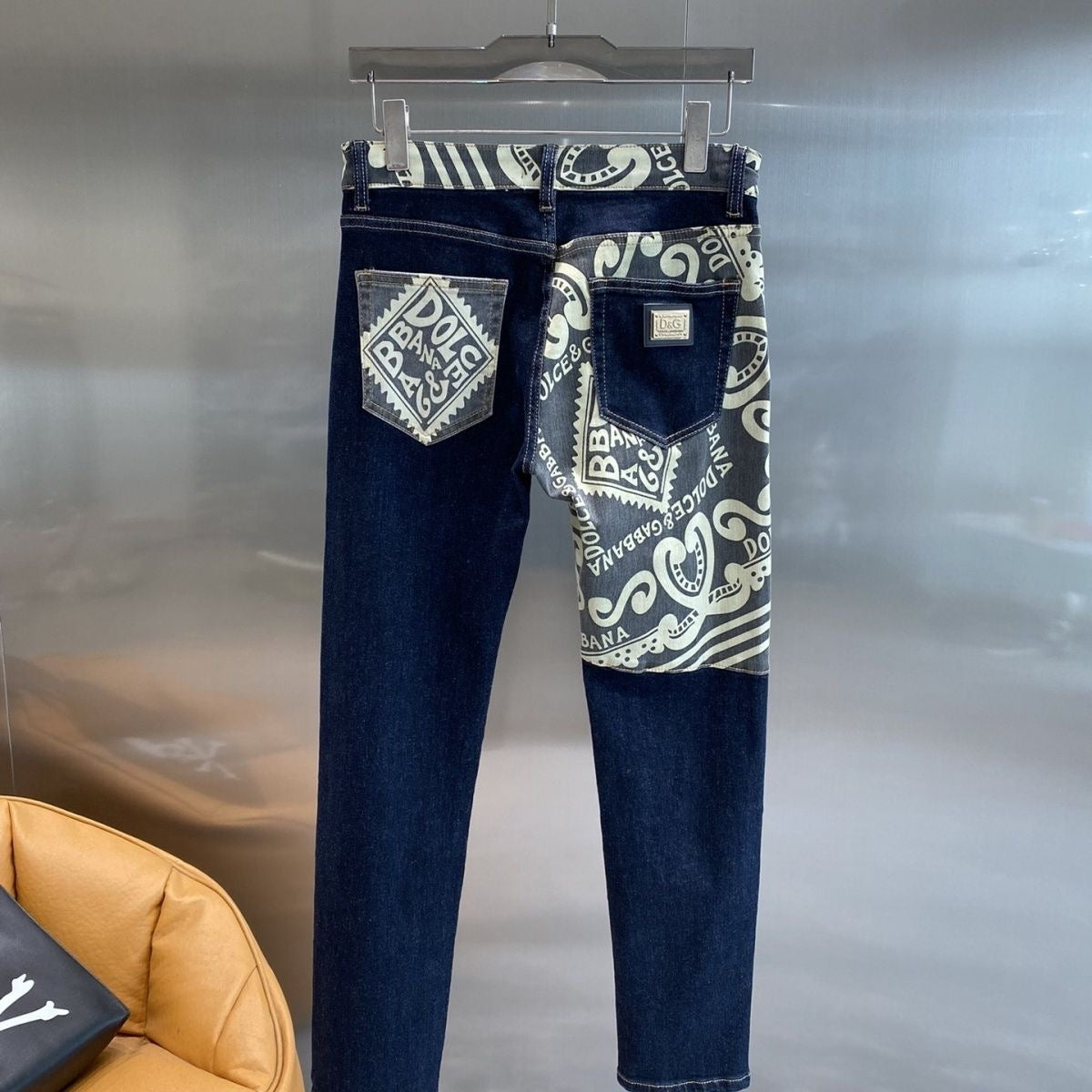 D&G HNA series exclusive pattern printed jeans 1824110701