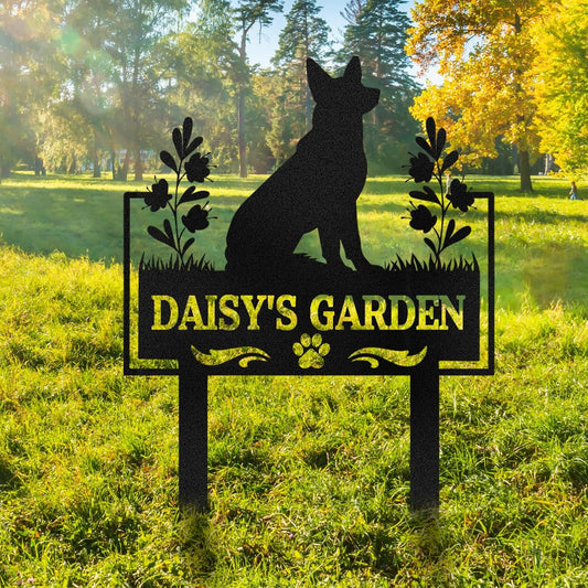 Custom Iron Pet Memorial Plaque - Forever Remembrance for Your Furry Friends