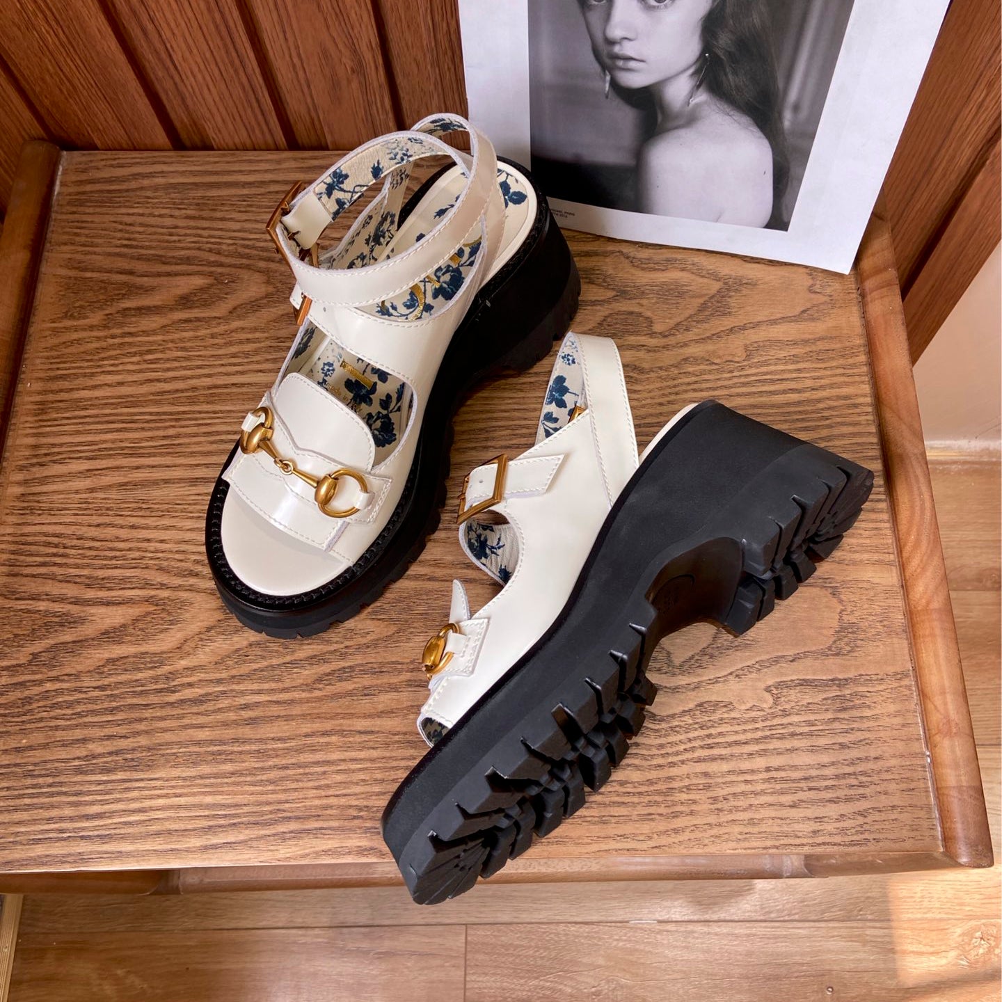 G Horsebit platform sandals 1824061308