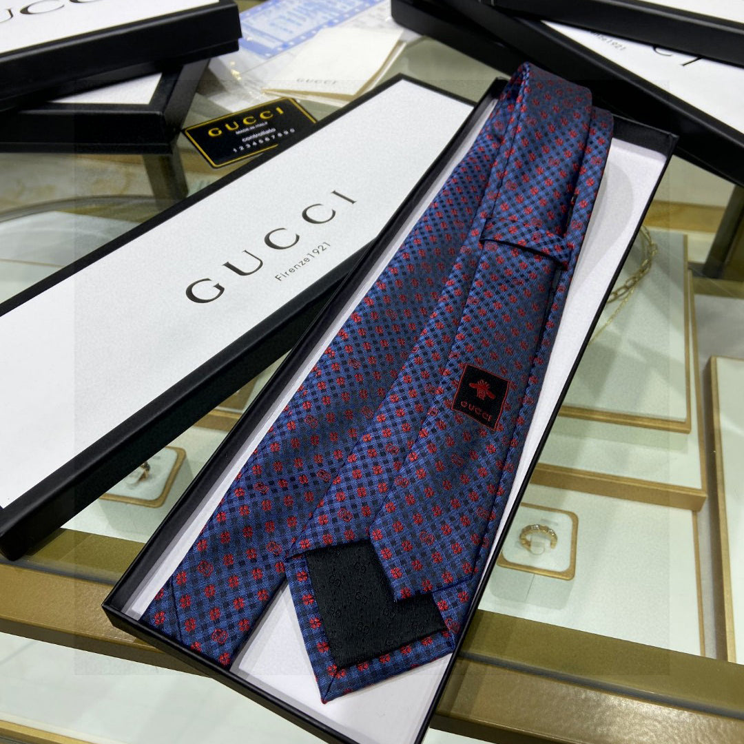 GG four-leaf clover tie 1824060503