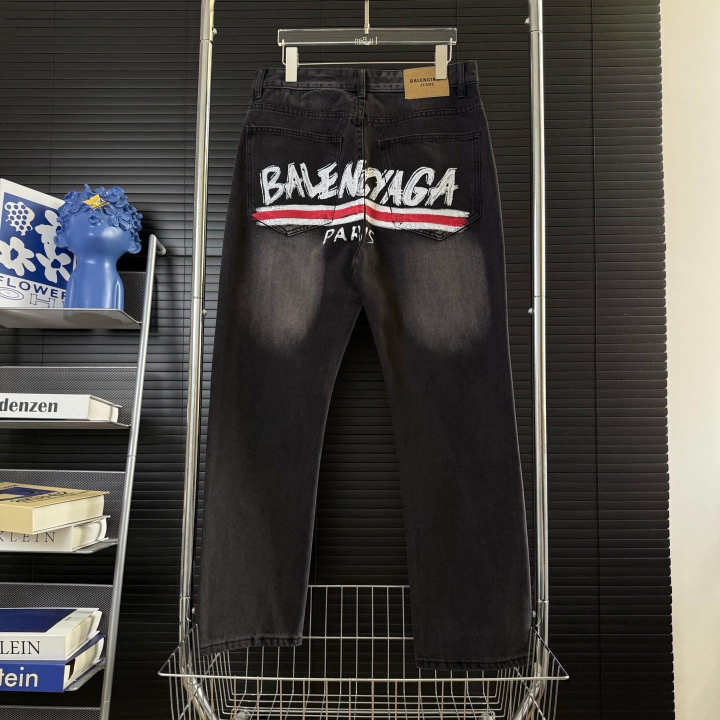BLCG Front and back logo print jeans 1825042507