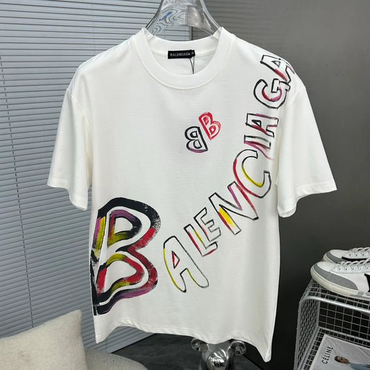New short-sleeved round neck t-shirt 3D1025031103