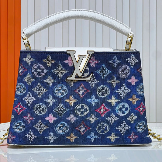 Stylish Versatile Denim Handbag 1025061707