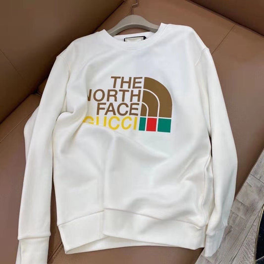 Autumn and winter new letter classic round neck sweater print loose  120803