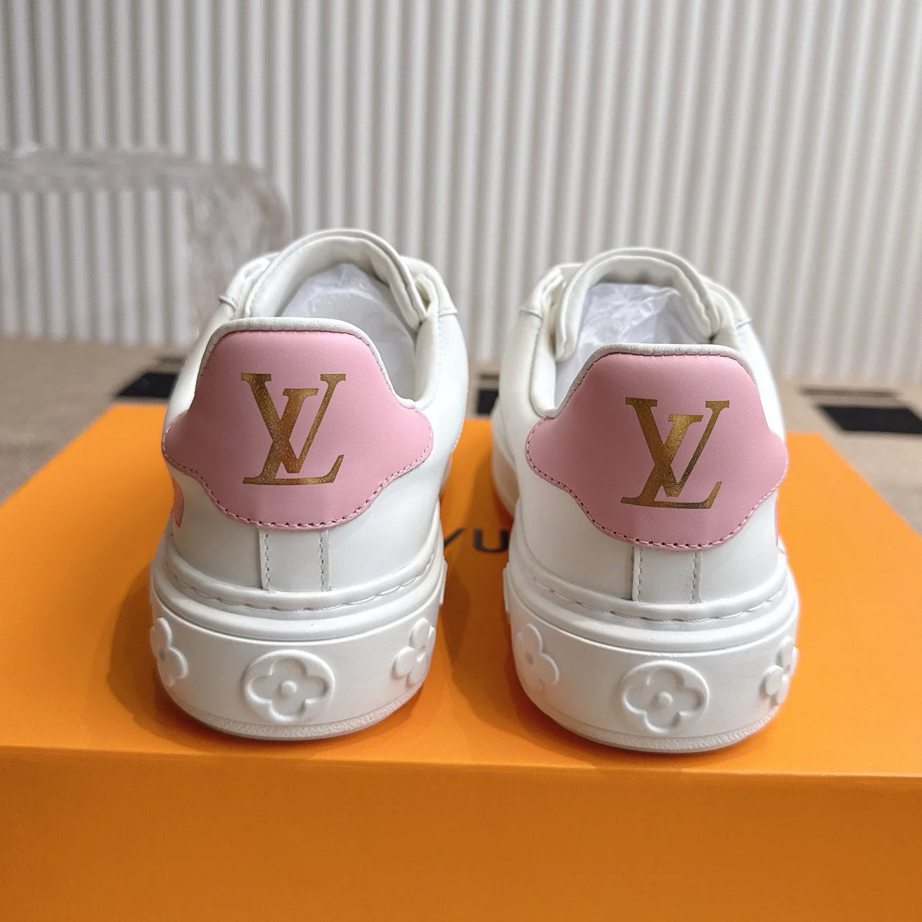 Cherry Blossom Series Casual White Shoes Sneakers For Women 1025042603
