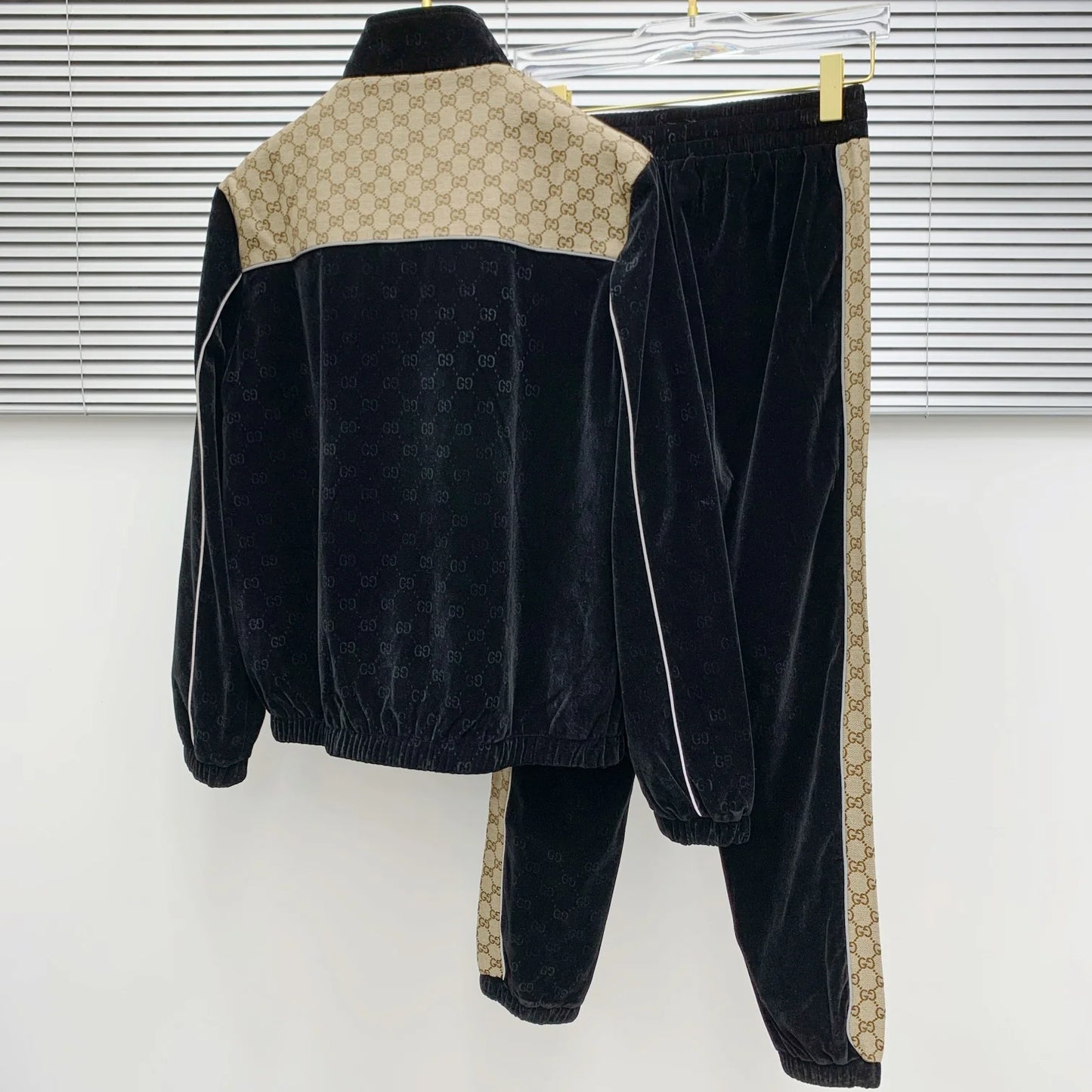 Stand-up collar classic pattern trend casual suit 1024121819